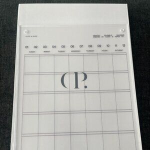 Cloth and Paper - Undated Acrylic Calendar